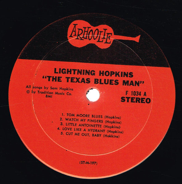 Lightnin' Hopkins : The Texas Bluesman (LP, Album)