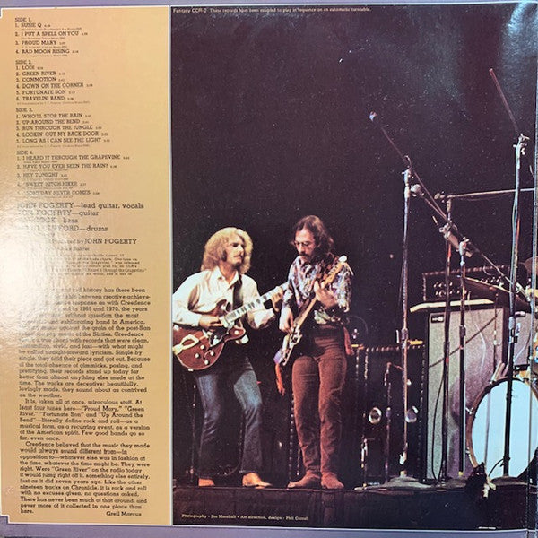 Creedence Clearwater Revival Featuring John Fogerty : Chronicle - The 20 Greatest Hits (2xLP, Comp, San)
