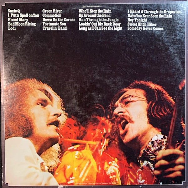 Creedence Clearwater Revival Featuring John Fogerty : Chronicle - The 20 Greatest Hits (2xLP, Comp, San)