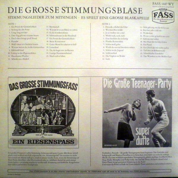 Unknown Artist : Die Grosse Stimmungsblase (LP, Red)