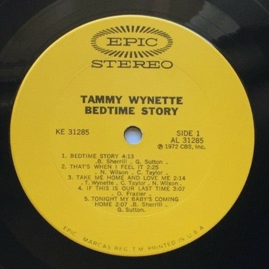 Tammy Wynette : Bedtime Story (LP, Album)