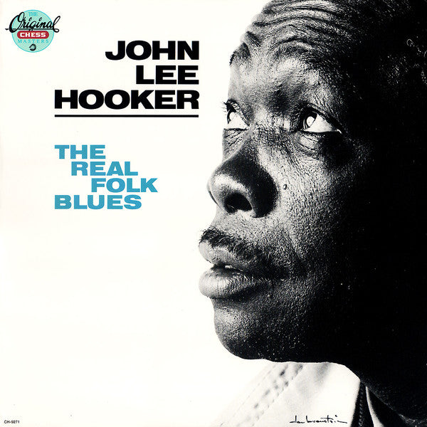 John Lee Hooker : The Real Folk Blues (LP, Album, RE, Pin)