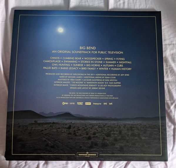 Explosions In The Sky : Big Bend (An Original Soundtrack For Public Television) (2xLP, Album, Ltd, Nig)