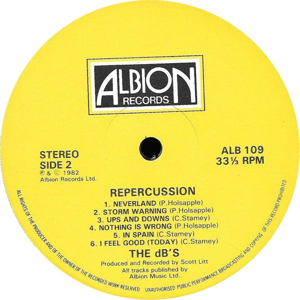 The dB's : Repercussion (LP, Album + Cass, Album)
