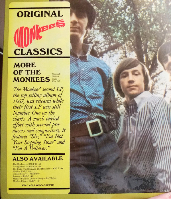 The Monkees : More Of The Monkees (LP, Album, RE)