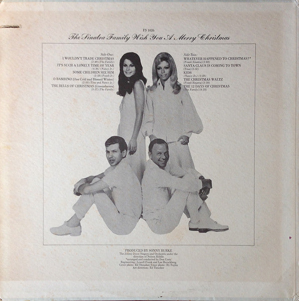 The Sinatra Family : The Sinatra Family Wish You A Merry Christmas (LP, Album)