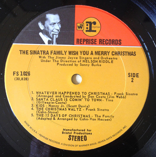 The Sinatra Family : The Sinatra Family Wish You A Merry Christmas (LP, Album)