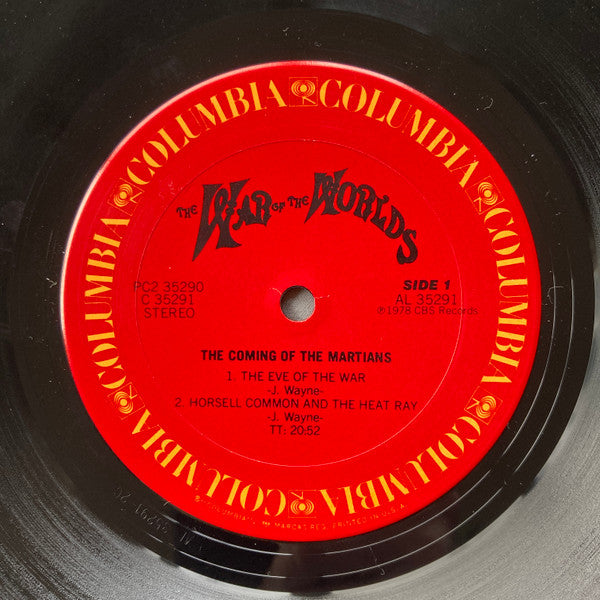 Jeff Wayne : Jeff Wayne's Musical Version Of The War Of The Worlds (2xLP, Album, San)