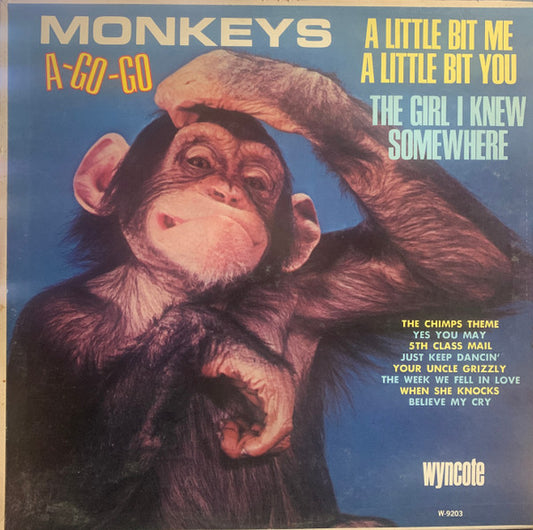 The Chimps (2) : Monkeys A-Go-Go (LP, Album, Mono)