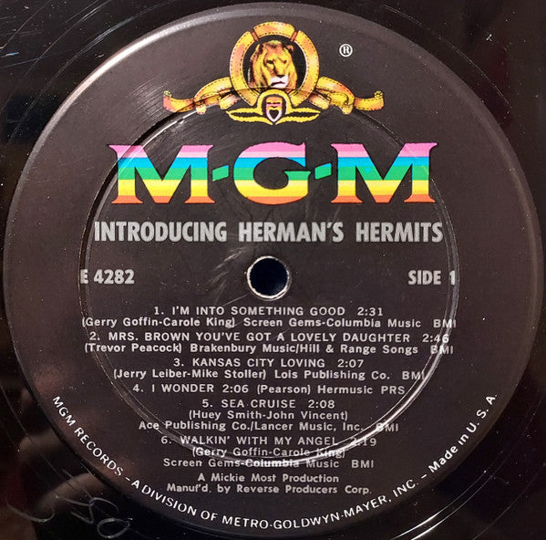 Herman's Hermits : Introducing Herman's Hermits (LP, Album, Mono, 2nd)