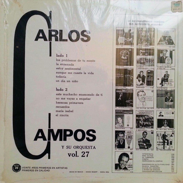 Carlos Campos Y Su Orquesta : Vol. 27 (LP, Album)