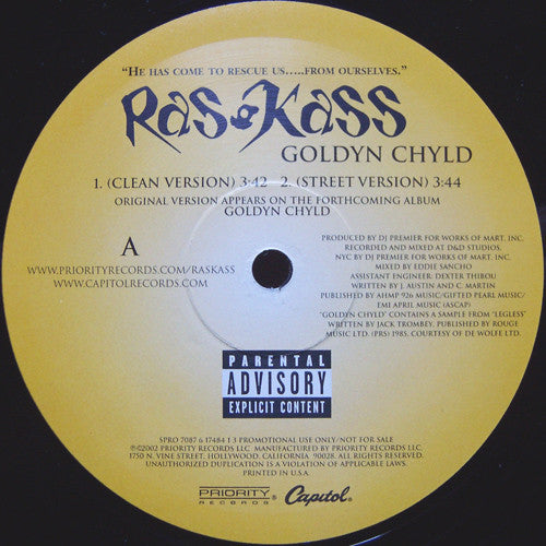 Ras Kass : Goldyn Chyld (12", Promo)