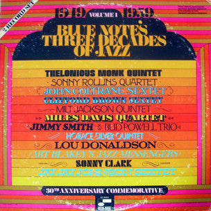 Various : Blue Note's Three Decades Of Jazz - Volume 1 - 1949 - 1959 (2xLP, Comp)