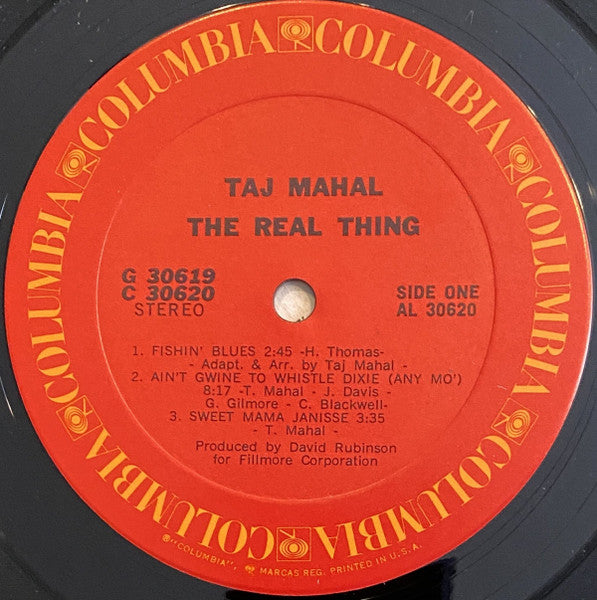 Taj Mahal : The Real Thing (2xLP, Album, Pit)
