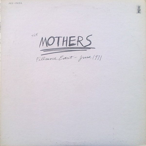 The Mothers : Fillmore East - June 1971 (LP, Album, RE, Jac)