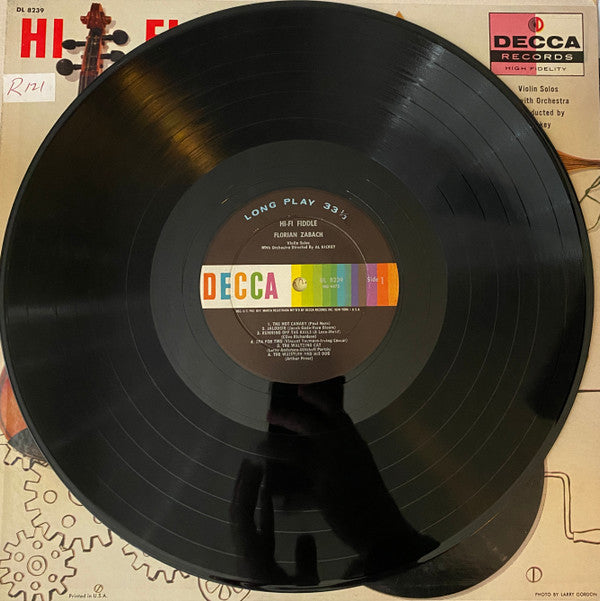 Florian ZaBach : Hi-Fi Fiddle (LP, Album, Mono)