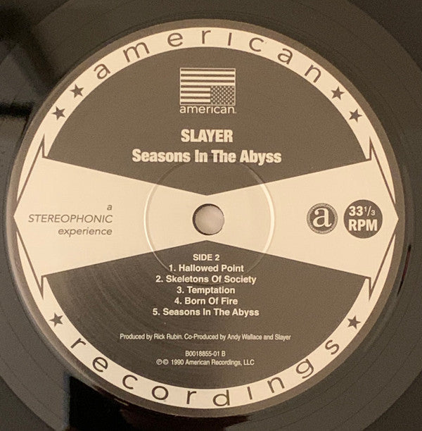 Slayer : Seasons In The Abyss (LP, Album, RE, RM, 180)