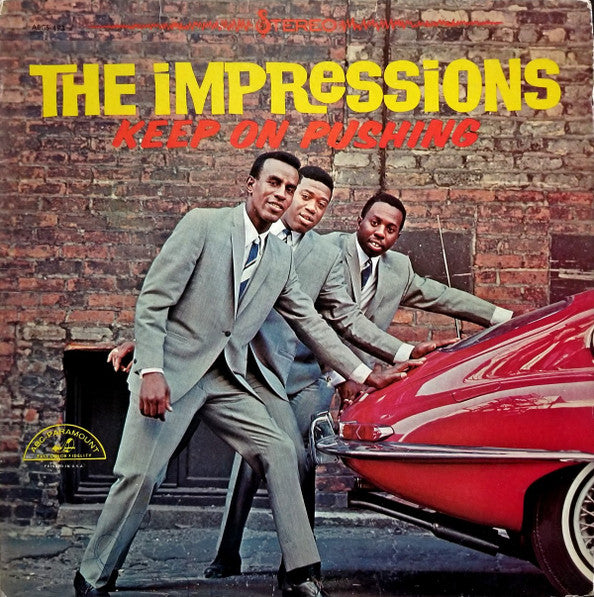 The Impressions : Keep On Pushing (LP, Album)