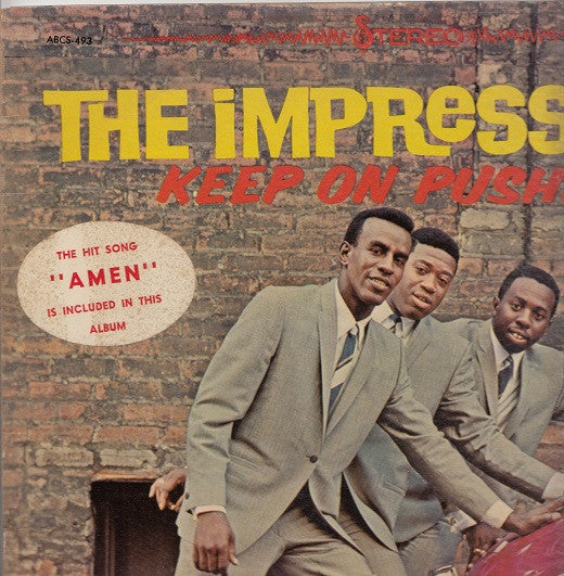 The Impressions : Keep On Pushing (LP, Album)