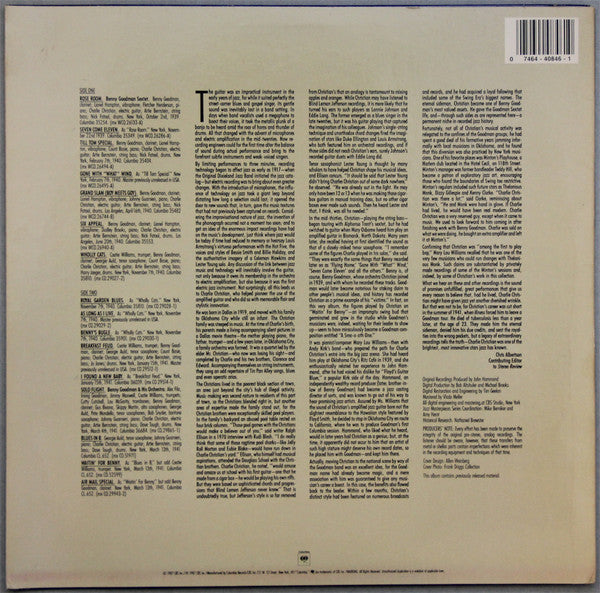 Charlie Christian : The Genius Of The Electric Guitar (LP, Comp, Mono, RM)