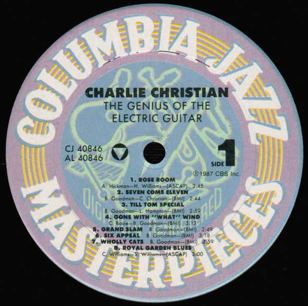 Charlie Christian : The Genius Of The Electric Guitar (LP, Comp, Mono, RM)