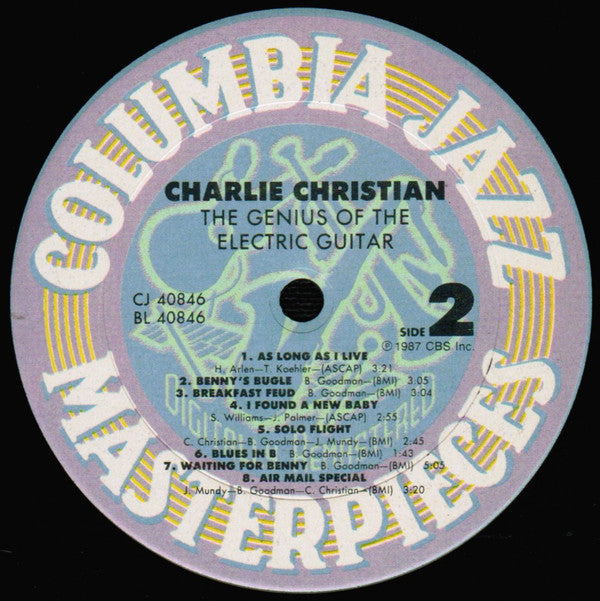 Charlie Christian : The Genius Of The Electric Guitar (LP, Comp, Mono, RM)
