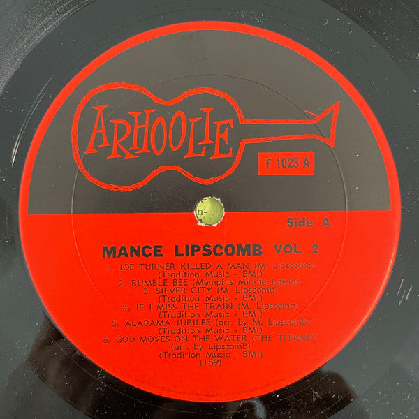 Mance Lipscomb : Texas Songster Volume 2 (LP, Album, Mono)