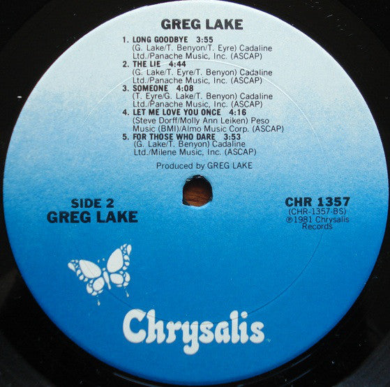 Greg Lake : Greg Lake (LP, Album)