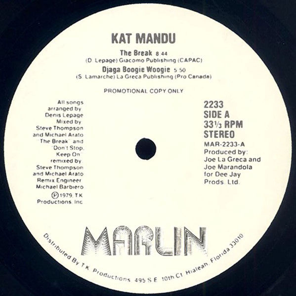 Kat Mandu : Kat Mandu (LP, Album, Promo)