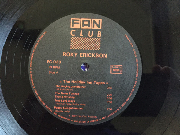 Roky Erickson : The Holiday Inn Tapes (LP, Album)