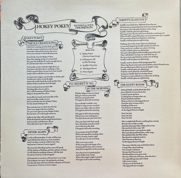 Richard & Linda Thompson : Hokey Pokey (LP, Album)