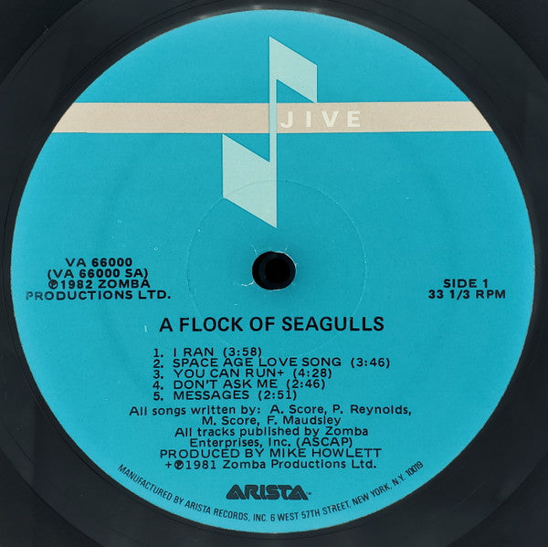 A Flock Of Seagulls : A Flock Of Seagulls (LP, Album, Mon)