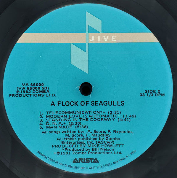 A Flock Of Seagulls : A Flock Of Seagulls (LP, Album, Mon)