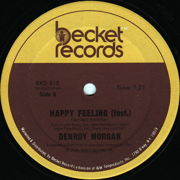 Denroy Morgan : Happy Feeling (12", Single)