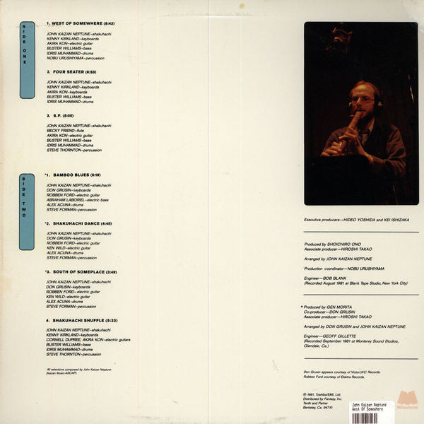 John Kaizan Neptune : West Of Somewhere (LP, Album)