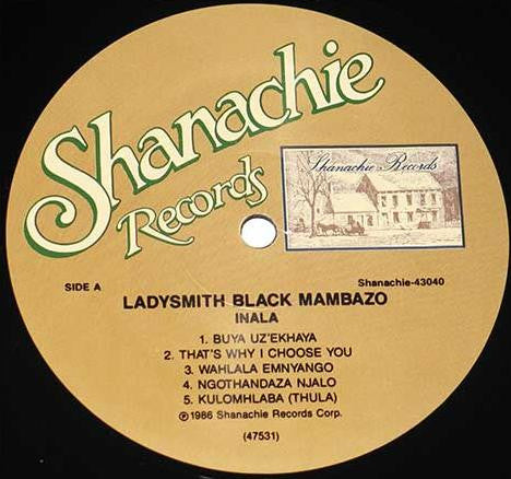 Ladysmith Black Mambazo : Inala (LP, Album)