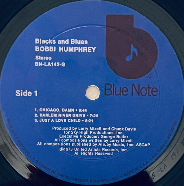 Bobbi Humphrey : Blacks And Blues (LP, Album, All)