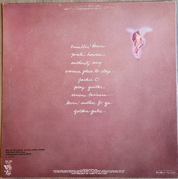 John Cougar Mellencamp : Uh-Huh (LP, Album, Club, Ind)