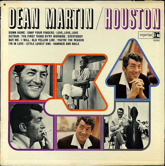 Dean Martin : Houston (LP, Album, Mono)