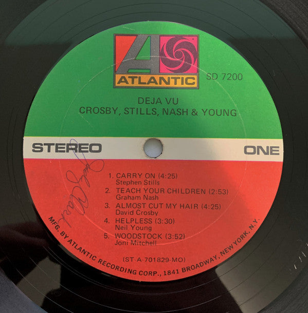 Crosby, Stills, Nash & Young : Déjà Vu (LP, Album, Gat)