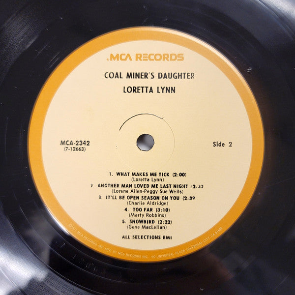 Loretta Lynn : Coal Miner's Daughter (LP, Album, RE)