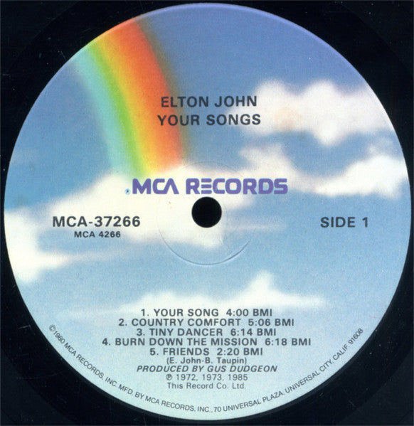 Elton John : Your Songs (LP, Comp)