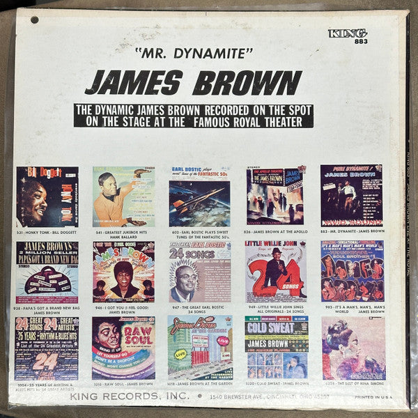 James Brown : Pure Dynamite! Live At The Royal (LP, Album)