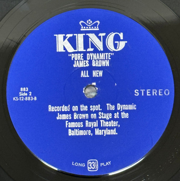 James Brown : Pure Dynamite! Live At The Royal (LP, Album)