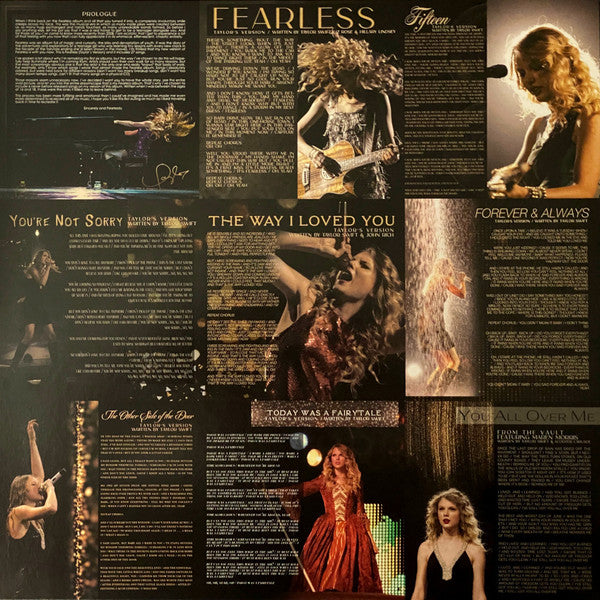 Taylor Swift : Fearless (Taylor's Version) (3xLP, Album, Gol)