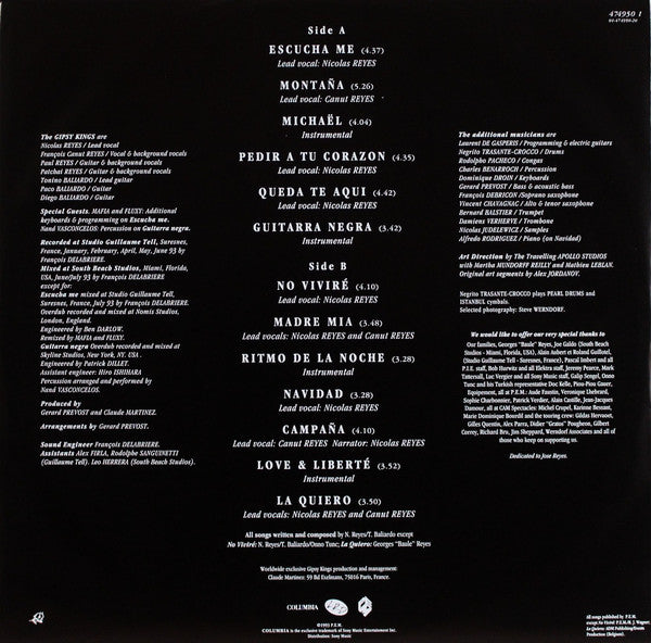 Gipsy Kings : Love & Liberté (LP, Album)