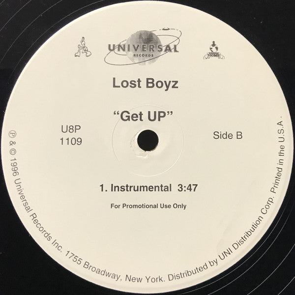 Lost Boyz : Get Up (12", Promo)