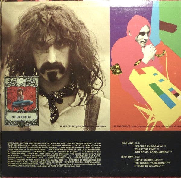 Frank Zappa : Hot Rats (LP, Album, Gat)