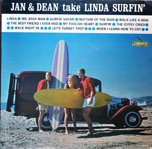 Jan & Dean : Jan & Dean Take Linda Surfin' (LP, Album, Mono)