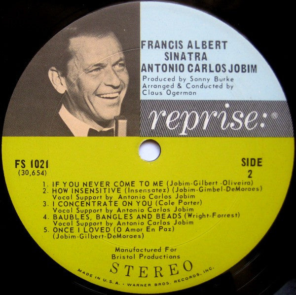 Francis Albert Sinatra* & Antonio Carlos Jobim : Francis Albert Sinatra & Antonio Carlos Jobim (LP, Album)
